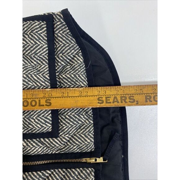 J.CREW Excursion Down Puffer Vest Herringbone Quilted Zip Women’s Size XXS EUC - Picture 7 of 11